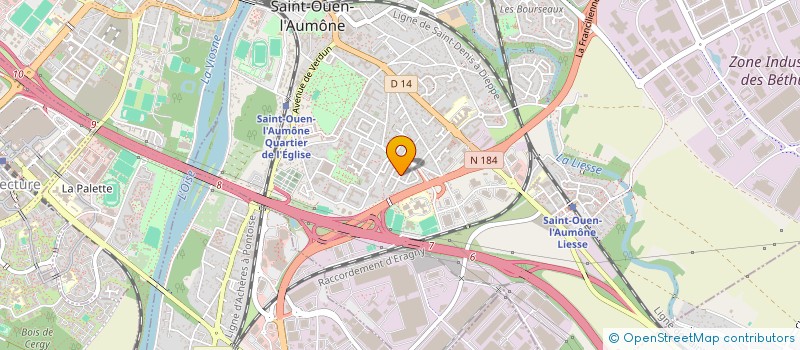 localisation de l'entreprise MONSIEUR AMINE LEKCHIRI  SAINT-OUEN-L'AUMONE