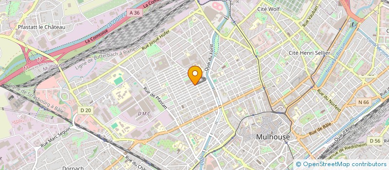 localisation de l'entreprise MONSIEUR AMINE LEMSSADI  MULHOUSE