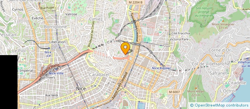 localisation de l'entreprise MONSIEUR AMINE LEROY à NICE