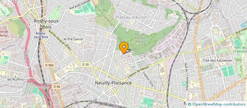 localisation de l'entreprise MONSIEUR AMINE MAHTOUT à NEUILLY-PLAISANCE