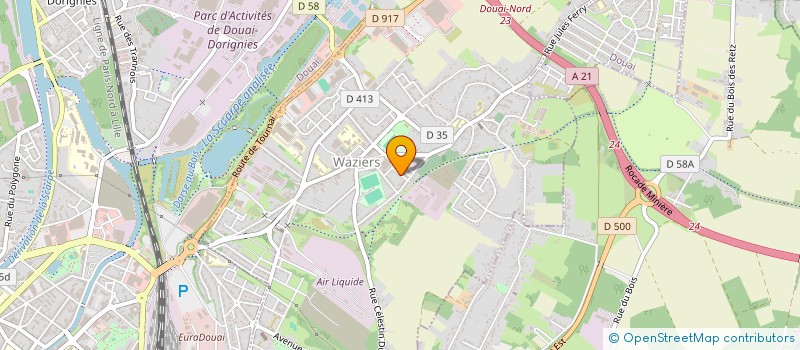 localisation de l'entreprise MONSIEUR AMINE MARZOUG  WAZIERS