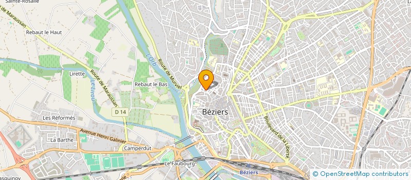 localisation de l'entreprise MONSIEUR AMINE MEBTOUCHE  BEZIERS