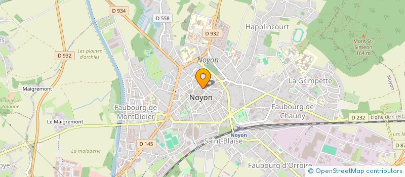 localisation de l'entreprise MONSIEUR AMINE MERABET  NOYON