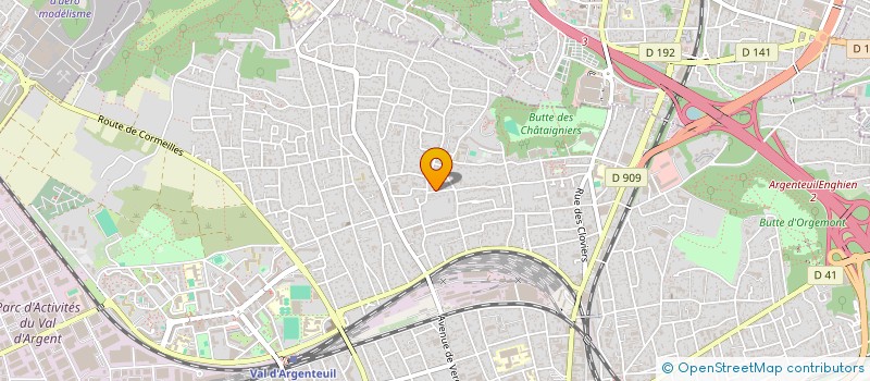 localisation de l'entreprise MONSIEUR AMINE MERKHOUFA  ARGENTEUIL