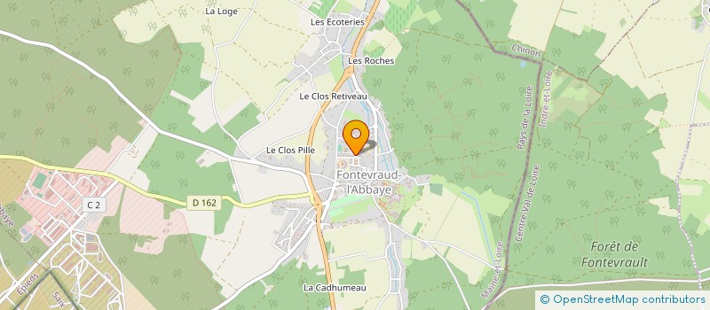 localisation de l'entreprise MONSIEUR AMINE MERRAD  FONTEVRAUD-L'ABBAYE