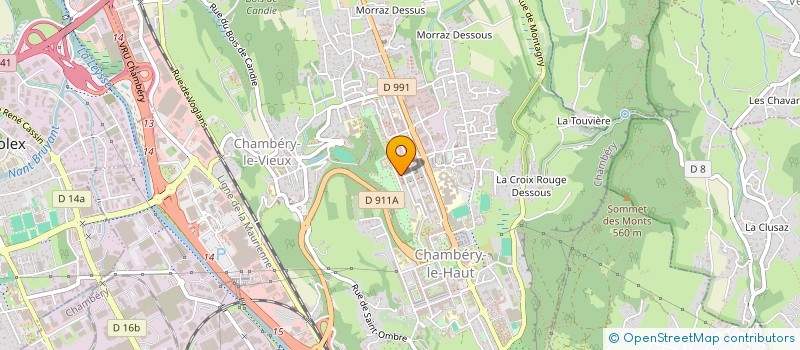 localisation de l'entreprise MONSIEUR AMINE MERROUCHE  CHAMBERY