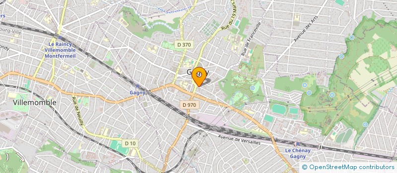 localisation de l'entreprise MONSIEUR AMINE MEZOUAR  GAGNY