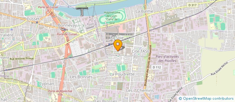 localisation de l'entreprise MONSIEUR AMINE MOHAMED HARZALLAH  VAULX-EN-VELIN