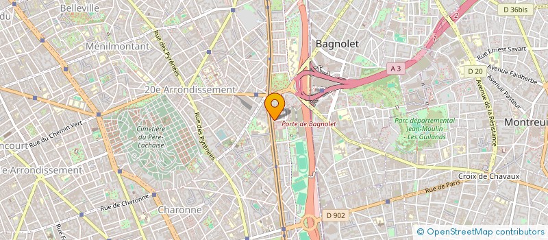 localisation de l'entreprise MONSIEUR AMINE MOUFARRAJ  PARIS