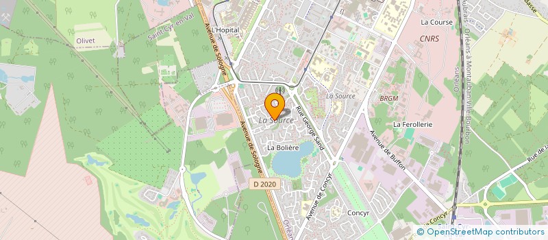 localisation de l'entreprise MONSIEUR AMINE MOUISSI à ORLEANS