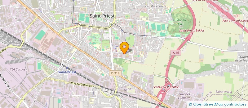 localisation de l'entreprise MONSIEUR AMINE MSATFA  SAINT-PRIEST