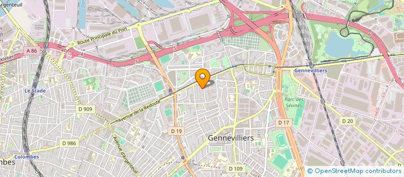 localisation de l'entreprise MONSIEUR AMINE NASSIRI à GENNEVILLIERS