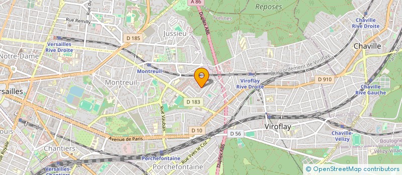 localisation de l'entreprise MONSIEUR AMINE NAZIH à VERSAILLES