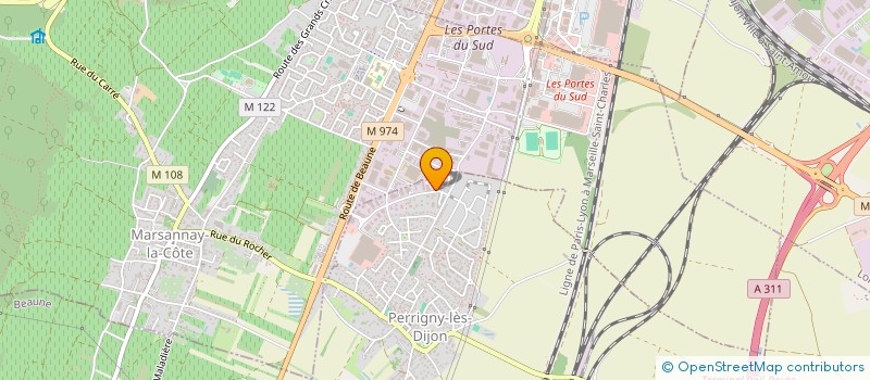 localisation de l'entreprise MONSIEUR AMINE NEBHI  PERRIGNY-LES-DIJON