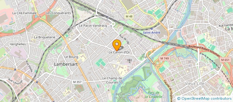 localisation de l'entreprise MONSIEUR AMINE OUAKED à LAMBERSART