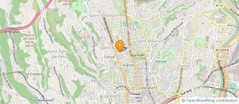 localisation de l'entreprise MONSIEUR AMINE OUASSIT à NICE