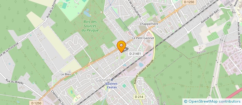 localisation de l'entreprise MONSIEUR AMINE OUBA  CESTAS