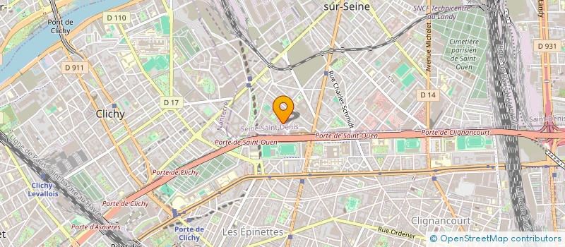 localisation de l'entreprise MONSIEUR AMINE OUICHOU à SAINT-OUEN-SUR-SEINE