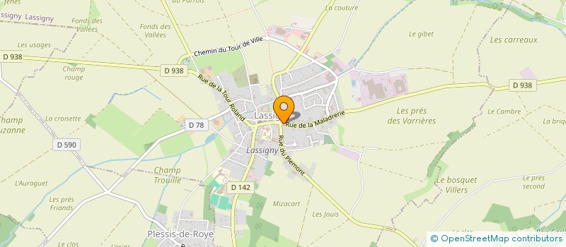 localisation de l'entreprise MONSIEUR AMINE OUIRIEMMI  LASSIGNY