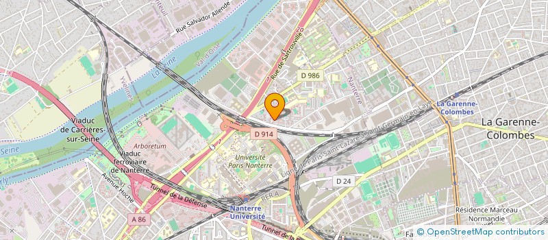 localisation de l'entreprise MONSIEUR AMINE OULHADJ  NANTERRE