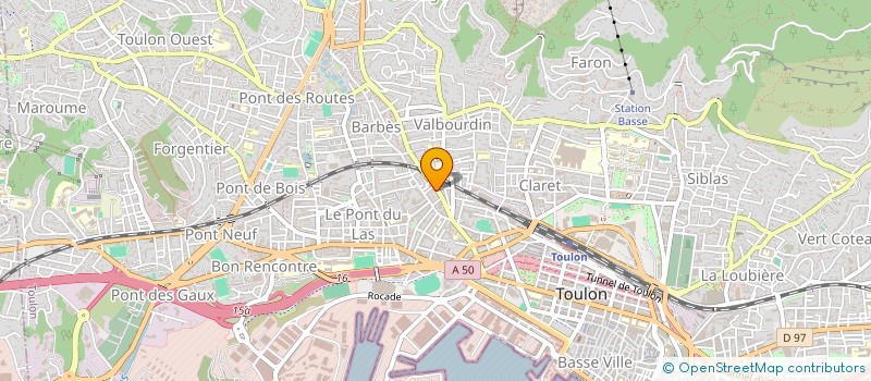 localisation de l'entreprise MONSIEUR AMINE OUMOUZOUNE  TOULON