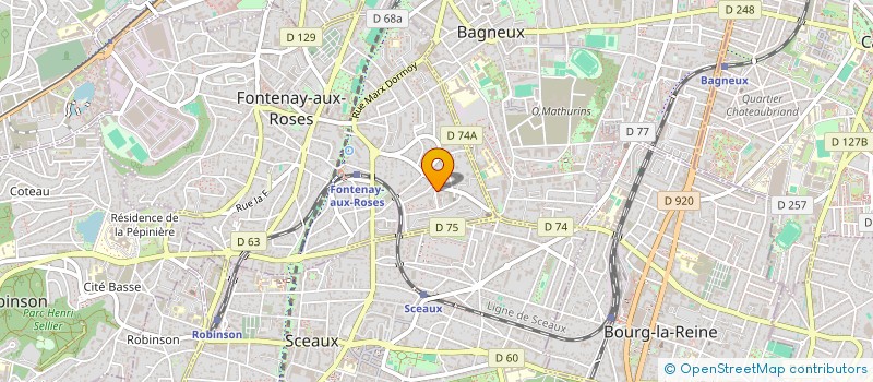 localisation de l'entreprise MONSIEUR AMINE RAHMOUN à FONTENAY-AUX-ROSES