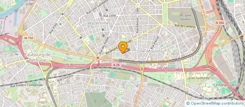 localisation de l'entreprise MONSIEUR AMINE RAHOUAL à LILLE