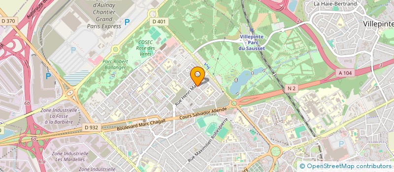 localisation de l'entreprise MONSIEUR AMINE RAOURAOUA à AULNAY-SOUS-BOIS