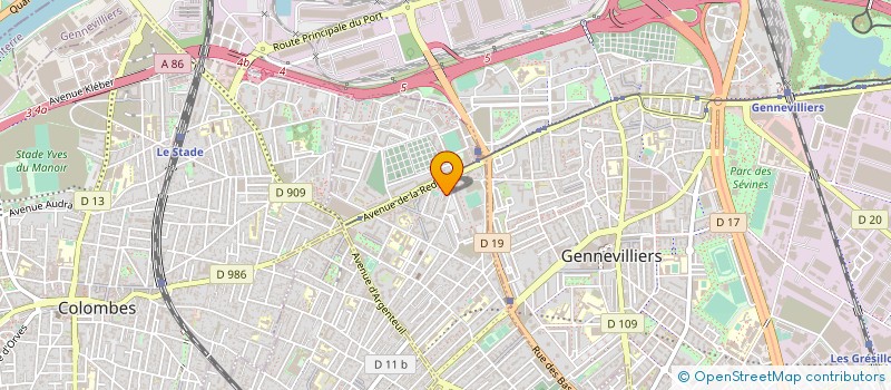 localisation de l'entreprise MONSIEUR AMINE REBAIA à ASNIERES-SUR-SEINE