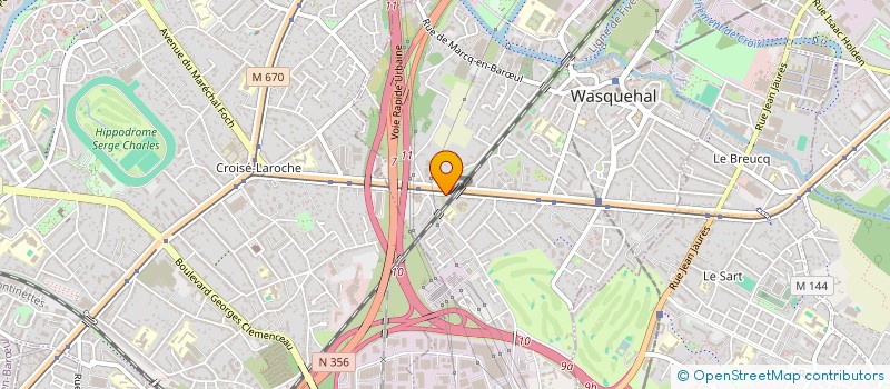 localisation de l'entreprise MONSIEUR AMINE RECHAM  WASQUEHAL