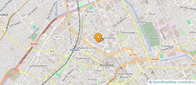 localisation de l'entreprise MONSIEUR AMINE REMMALI  ROUBAIX