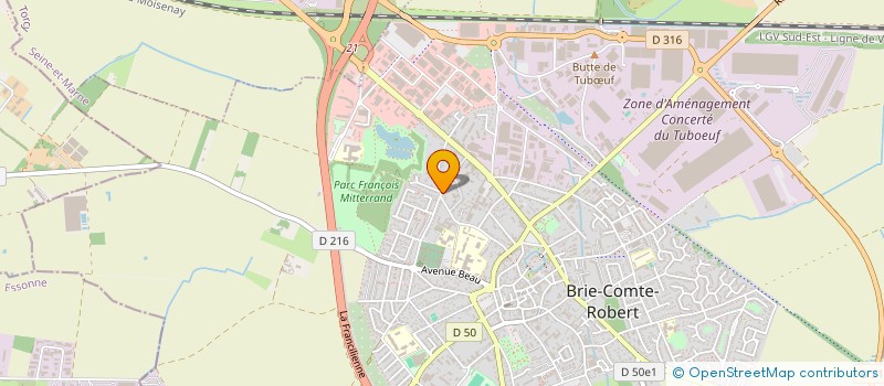 localisation de l'entreprise MONSIEUR AMINE ROUDINE BOUCHETA ROUDINE  BRIE-COMTE-ROBERT