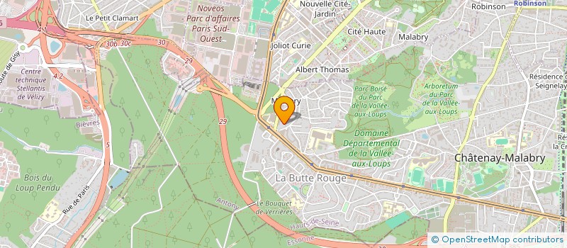 localisation de l'entreprise MONSIEUR AMINE SAAD  CHATENAY-MALABRY