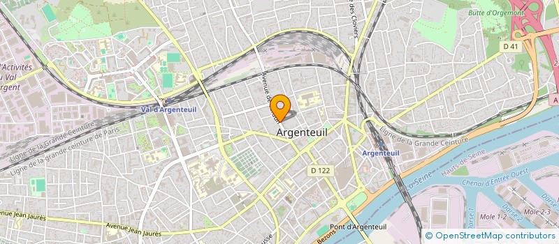 localisation de l'entreprise MONSIEUR AMINE SI MOHAMED  ARGENTEUIL