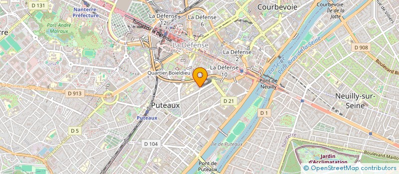 localisation de l'entreprise MONSIEUR AMINE SIBAI à COLOMBES