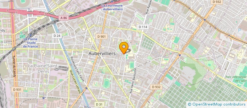 localisation de l'entreprise MONSIEUR AMINE STAMBOULI  AUBERVILLIERS