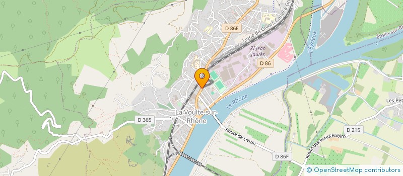 localisation de l'entreprise MONSIEUR AMINE STITI  LA VOULTE-SUR-RHONE