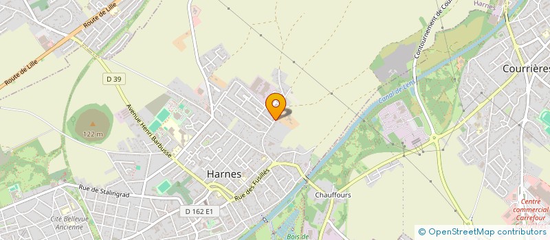 localisation de l'entreprise MONSIEUR AMINE TOUZANI  HARNES