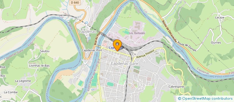 localisation de l'entreprise MONSIEUR AMINE TSOURI  CAPDENAC-GARE