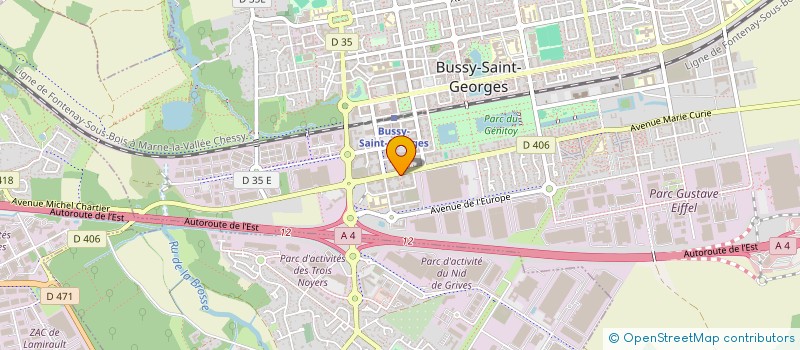 localisation de l'entreprise MONSIEUR AMINE WAHNI  BUSSY-SAINT-GEORGES