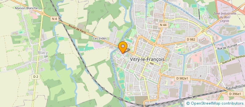 localisation de l'entreprise MONSIEUR AMINE YAGOUBI  VITRY-LE-FRANCOIS