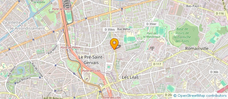 localisation de l'entreprise MONSIEUR AMINE YAHIAOUI  PANTIN