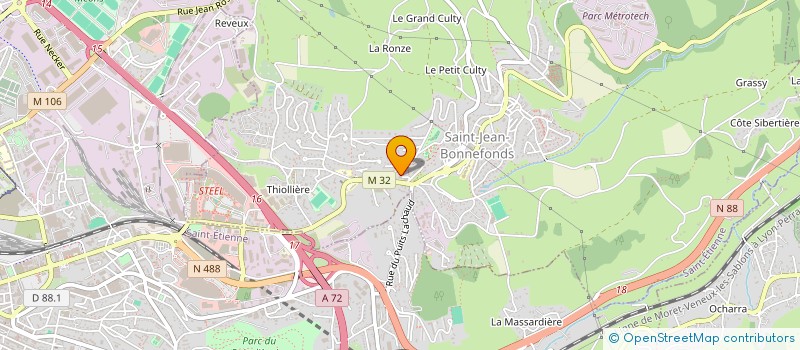 localisation de l'entreprise MONSIEUR AMINE ZEROUKHI  SAINT-JEAN-BONNEFONDS