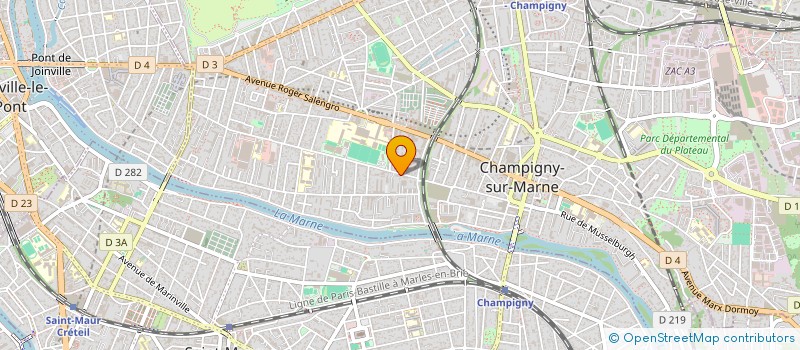 localisation de l'entreprise MONSIEUR AMINE ZIANI à CHAMPIGNY-SUR-MARNE