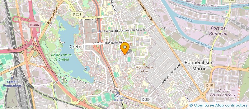 localisation de l'entreprise MONSIEUR AMINE ZIANI  CRETEIL