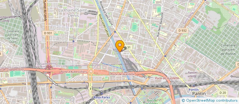 localisation de l'entreprise MONSIEUR AMINE ZIDANE  AUBERVILLIERS