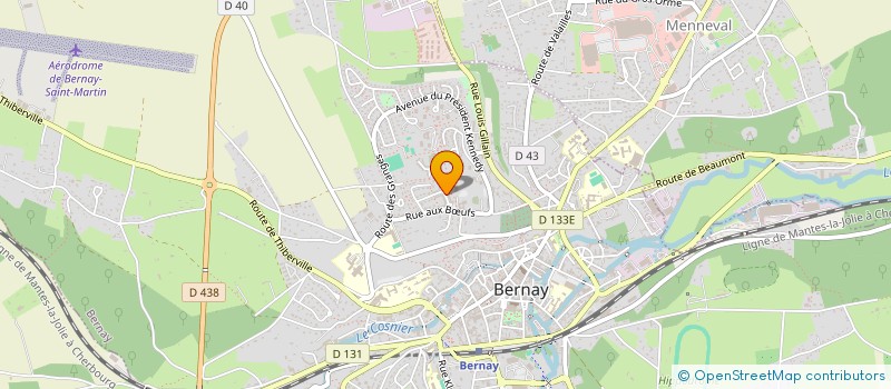 localisation de l'entreprise MONSIEUR AMINOU AMANADI  BERNAY