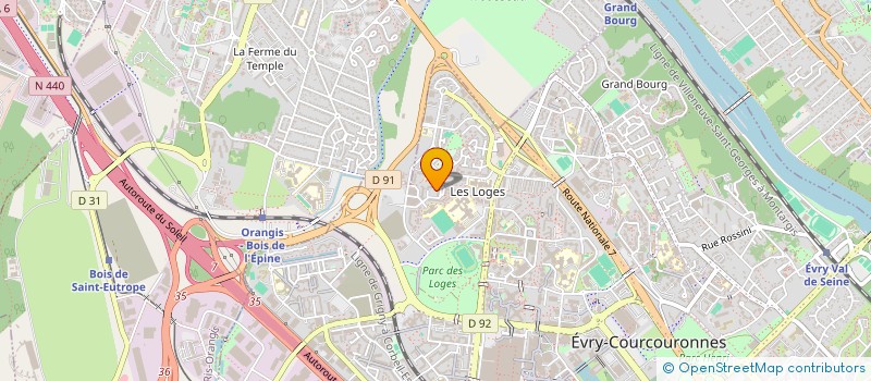 localisation de l'entreprise MONSIEUR AMINULLAH ANSARI  EVRY-COURCOURONNES