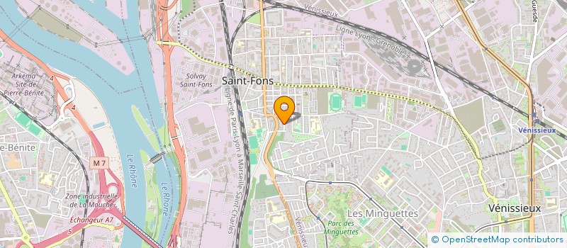 localisation de l'entreprise MONSIEUR AMINULLAH SAFI  SAINT-FONS