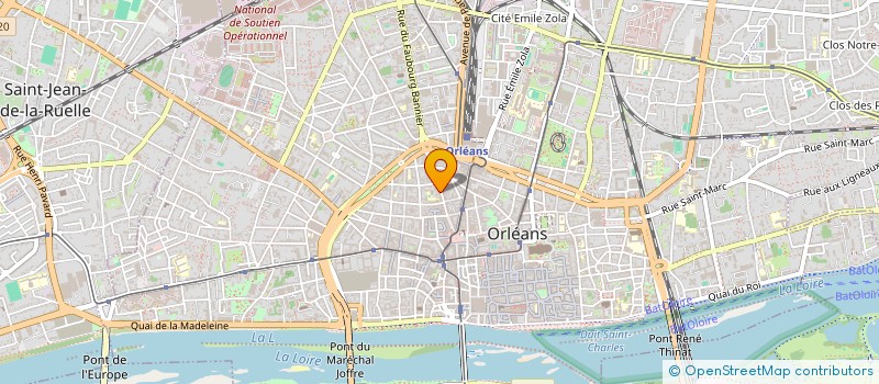 localisation de l'entreprise MONSIEUR AMINULLAH SINZAI  ORLEANS